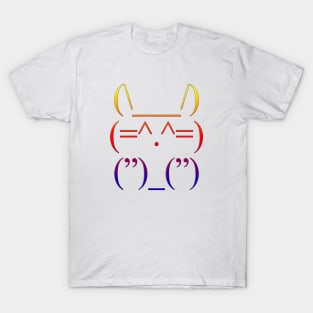 Super Cute Bunny Ascii Art T-Shirt